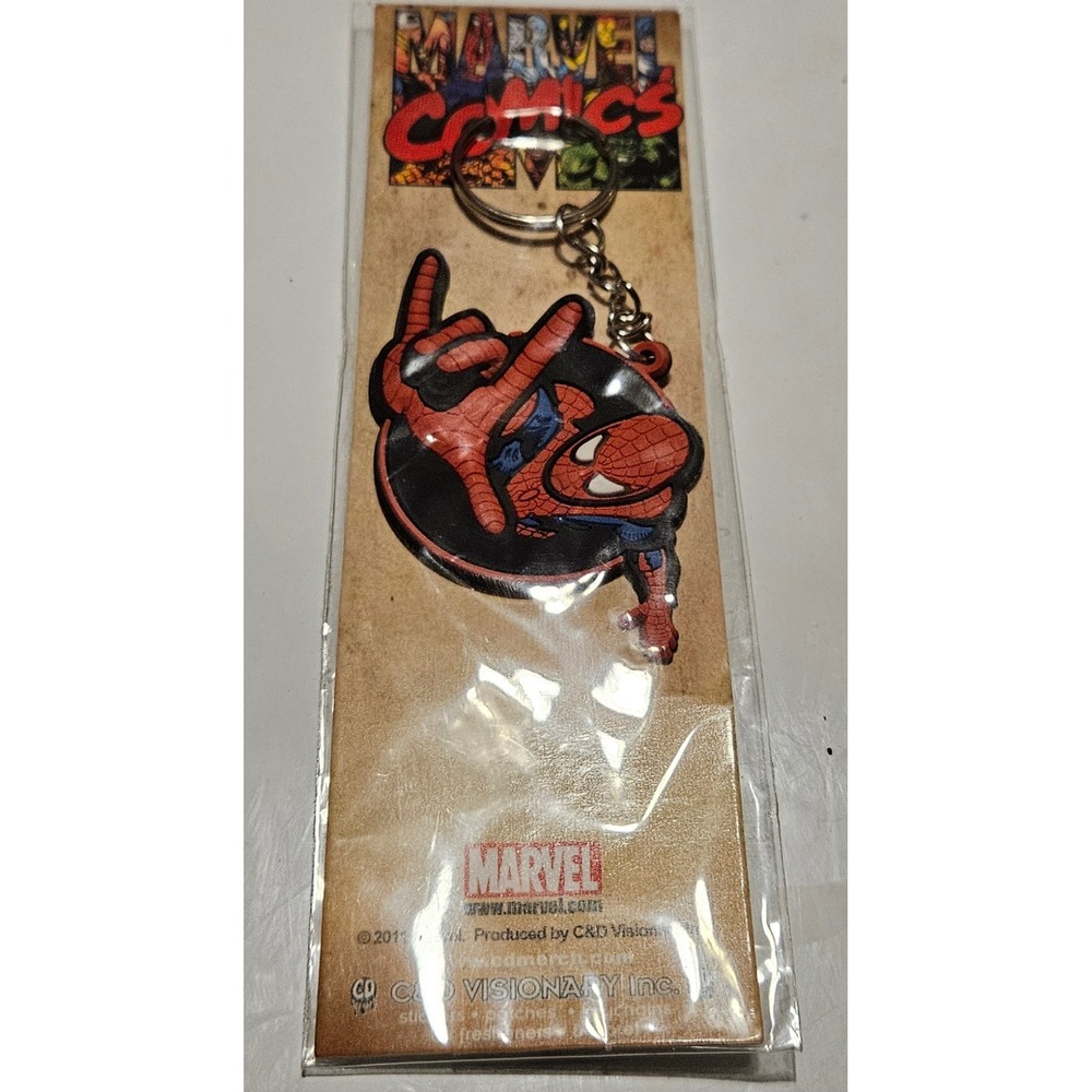 Marvel Comics Spider-Man Keychain‎ - C&D Visionary - New on Card